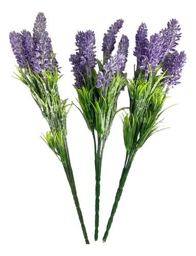 Buqu Lavanda Flor Artificial Galho Haste Planta Decora O Mercadolivre