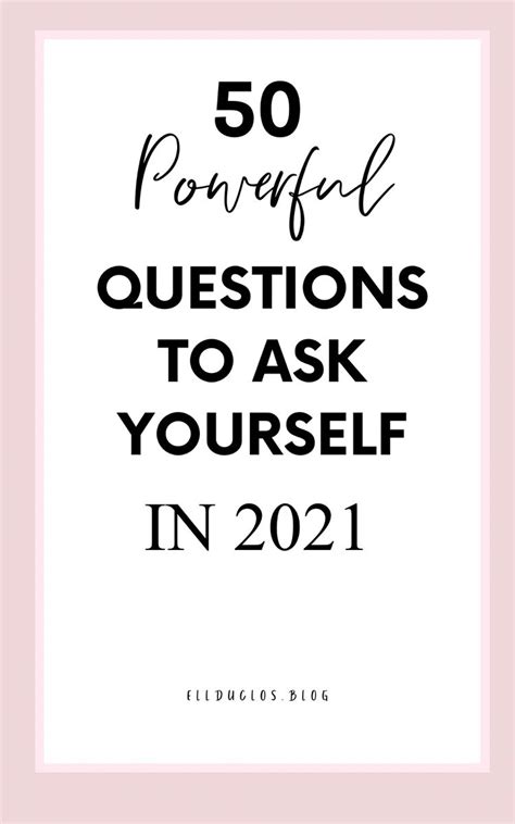 50 Questions To Answer To Find Your Best Self Artofit