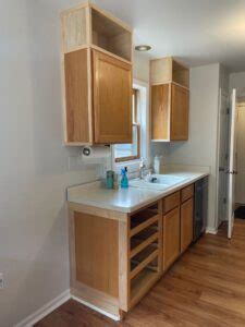 Diy Extending Kitchen Cabinets To The Ceiling On A Budget Tiny Hands