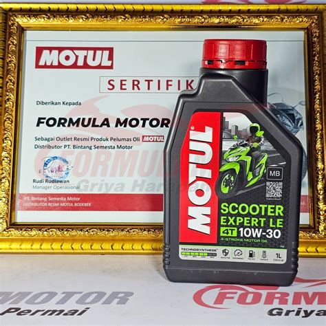 Jual Oli Mesin Gardan Motul Scooter All Series Le Expert Power