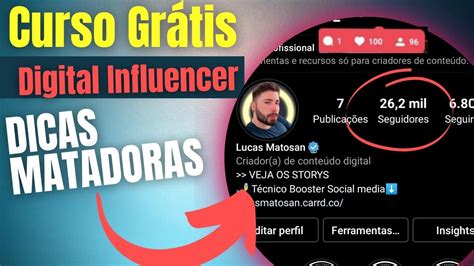 Aula Como Ser Digital Influencer Sites Incr Veis Para Voc