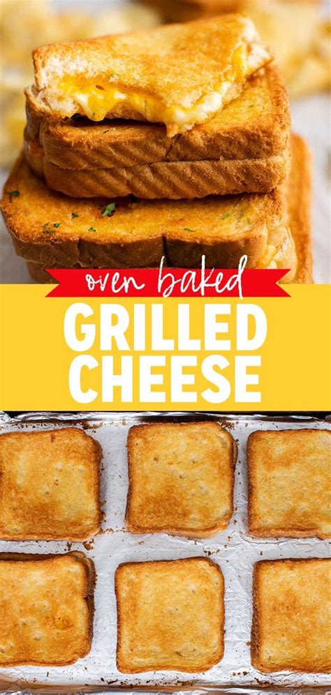 Oven Grilled Cheese Sandwiches Recipe Grilled Cheese Recipes Easy Grilled Cheese Recipes