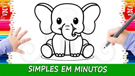 Como Desenhar Um Elefante Fofo Passo A Passo Como Desenhar Um