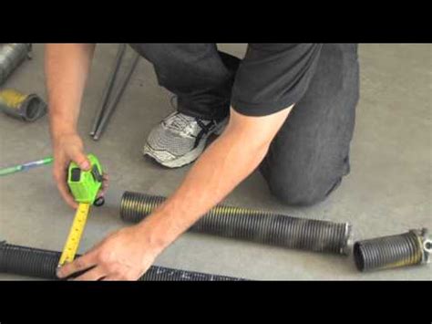 How To Measure Garage Door Springs By Garagedoornation Youtube