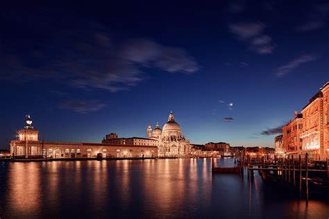 Venice Grand Canal Night Long Exposure Landscape By Paul Reiffer Copyright 2016 Venezia Italy