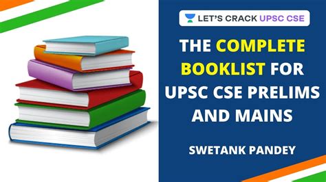 The Complete Booklist For UPSC CSE Prelims And Mains Active UPSC CSE