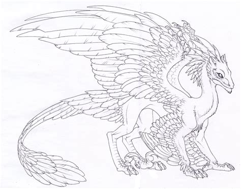 Feathered Dragon By Hibbary On Deviantart