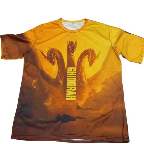 Godzilla Rare Ghidorah Wrap Graphic Tee Gem