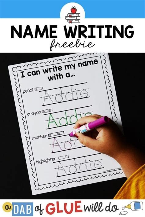 Editable Name Writing Practice Worksheets