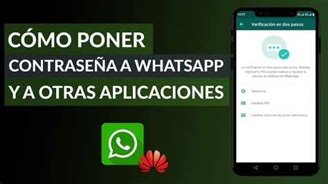 C Mo Poner Contrase A A Whatsapp Y A Otras Aplicaciones En Huawei Youtube