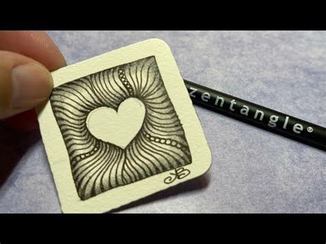 Valentines Zentangle Minutes Of Zen Beginner Zentangle Method