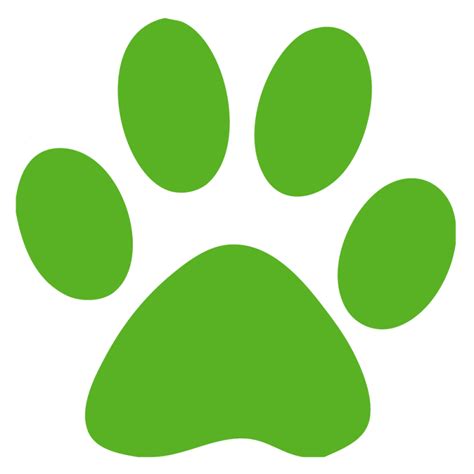 Green Tiger Paws Clipart Best