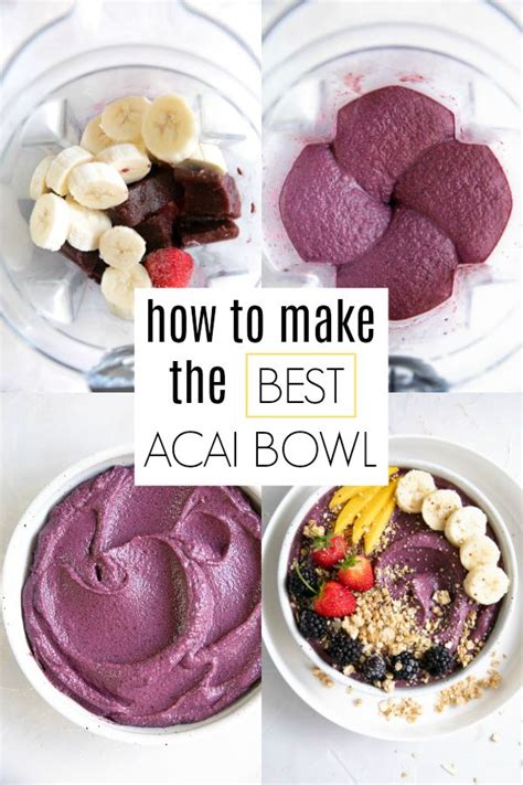 Easy Peanut Butter Acai Bowl Artofit