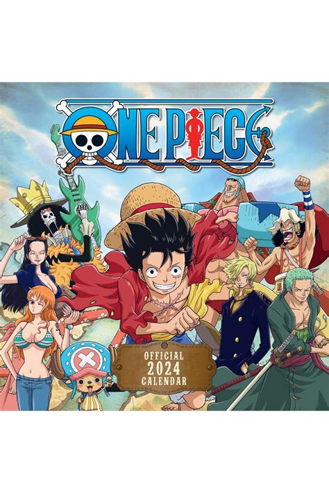 One Piece Anime Square Wall Calendar 2024 Grange Communications