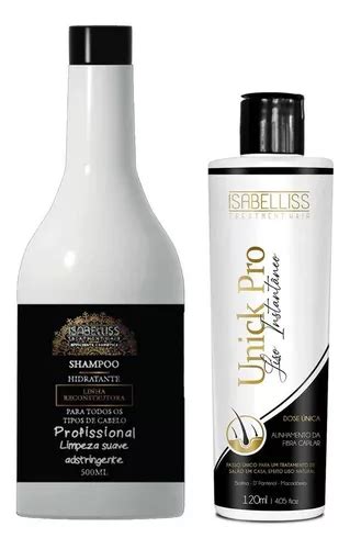 Kit Escova Progressiva Profissional Redutor De Volume Liss Preto