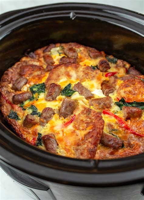 Holiday Slow Cooker Casserole Recipe Slow Cooker Breakfast Recipes