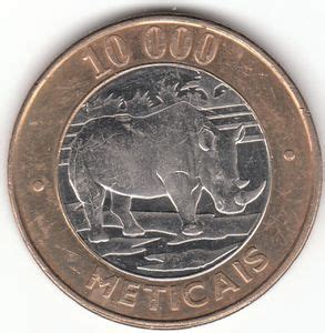 Coin 10 000 Meticais Mozambique Republic 1994 WCC Km131