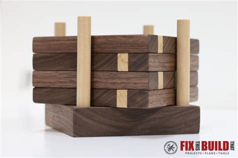 DIY Wooden Drink Coasters | FixThisBuildThat