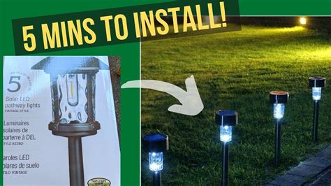 Installing Solar Path Lights | Homeminimalisite.com