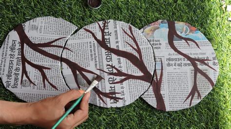 Newspaper Craft Wall Decoration Home Decoration Wall Hanging With