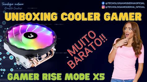 Unboxing Do Cooler Air Cooler Gamer Rgb X De W Tdp Rpm