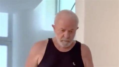 Lula mostra rotina de exercícios após cirurgia Muita saúde