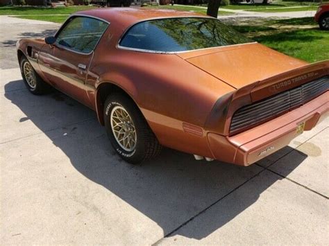 1980 PONTIAC TURBO TRANS AM RARE 1YR ONLY FIERO BRONZE PAINT 6.6L TH400 ...