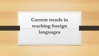 New Trends In Teaching Pptx