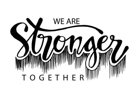 100,000 Stronger together Vector Images | Depositphotos