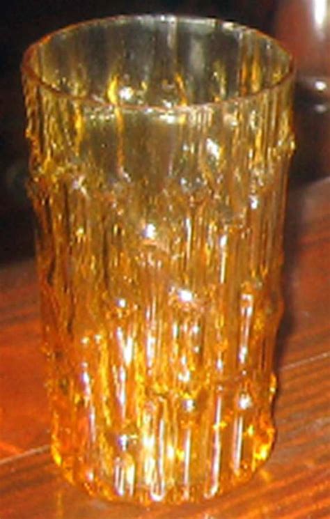 Bambu Amber 6 Oz Flat Tumbler By Imperial Glass Ohio Replacements Ltd