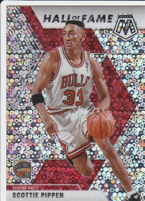 2019 20 Panini Mosaic Base Hall Of Fame Mosaic Fast Break Silver 292