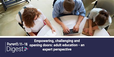 Empowering, challenging and opening doors: Adult education – An expert 