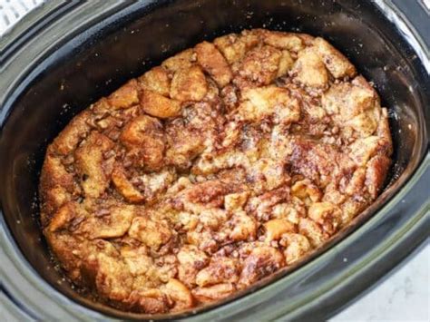 Easy Slow Cooker French Toast Casserole Suburban Simplicity