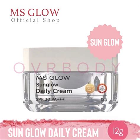 Jual Sunglow Ms Glow Sunwhite Day Cream Shopee Indonesia