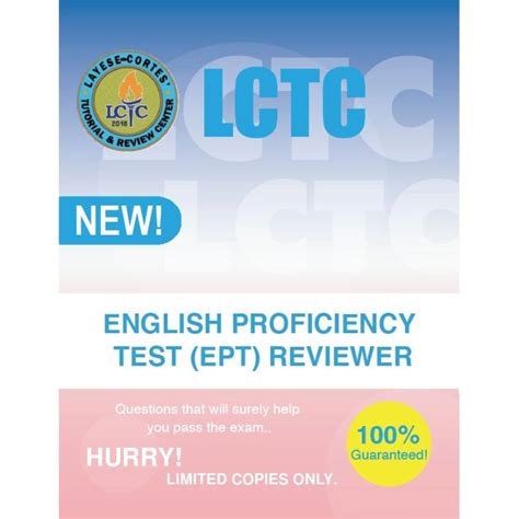 English Proficiency Test EPT Reviewer Lazada PH