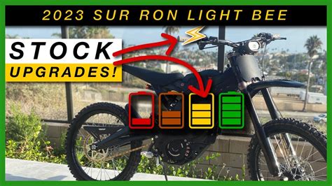 2023 Sur Ron Light Bee FIRST LOOK Stock Upgrades YouTube