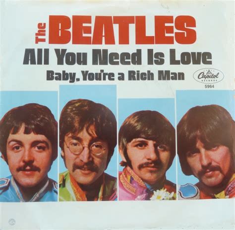 The Beatles – All You Need Is Love – Vinyl (Los Angeles Pressing, 7 ...