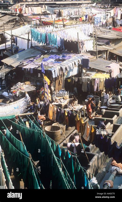 Mahalaxmi Dhobi Ghat Bombay Mumbai India Stock Photo - Alamy