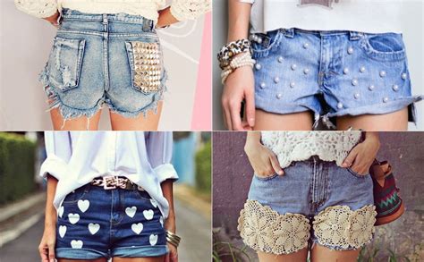 Diy Ideias Para Short Jeans