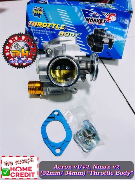 Aerox V V Nmax V Throttle Body Mm Mm Mm Racing Monkey