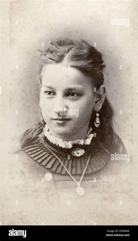 Woman C1880 Nportrait Of A Young Woman Carte De Visite From A