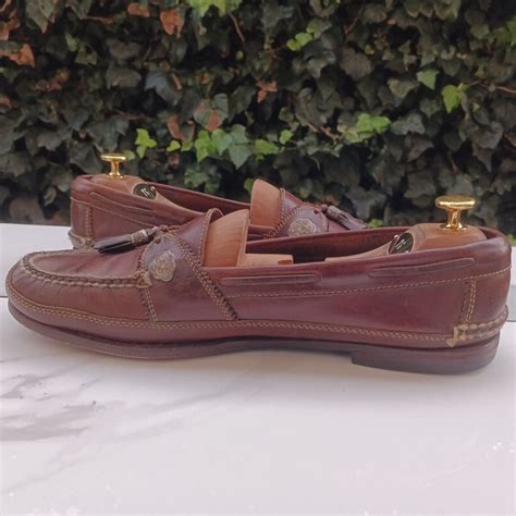 Cole Haan Country Moc Toe Tassel Loafers Mens Size 1 Gem