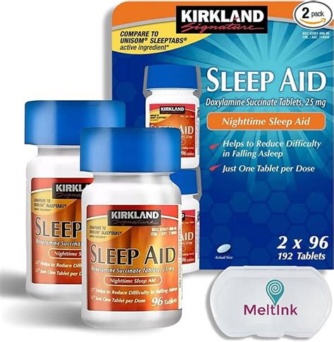 Kirkland Doxylamine Succinate Sleep Aids For Adults Kirkland Signature Sleep Supplement