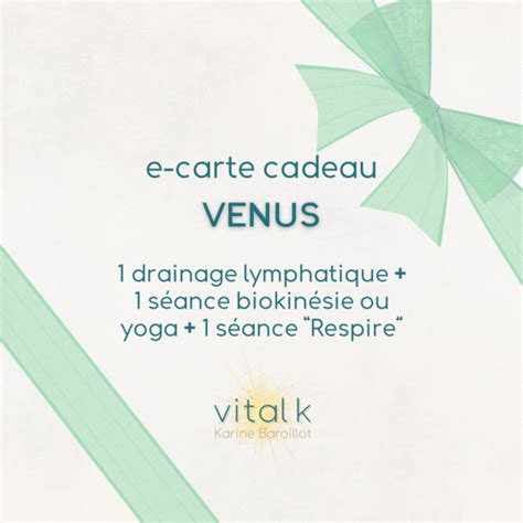 E Carte Cadeau Venus Vitalk