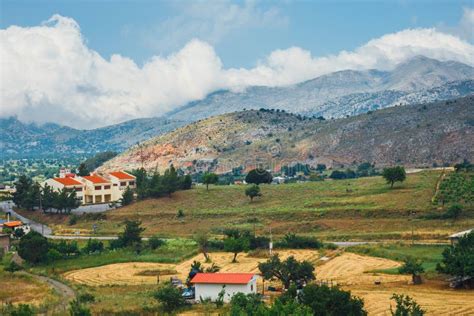 Mountain Landscape Of Crete Island Greece Stock Image Image Of Crete