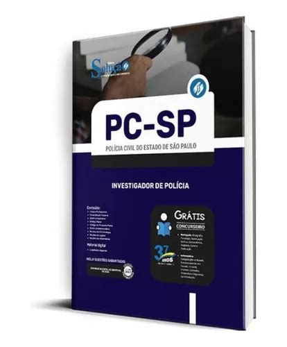 Apostila Pc sp 2023 Investigador De Polícia Parcelamento sem juros