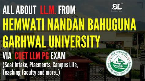 Llm From Hnbgu Hemvati Nandan Bahuguna Garhwal University Hnbgu Llm