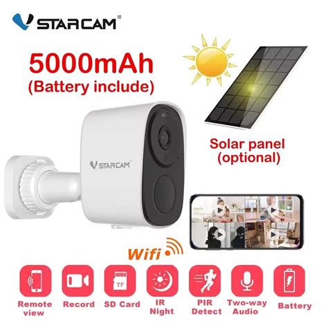 Vstarcam CB54 3MP Solar Panel Wifi IP Camera Outdoor Surveillance