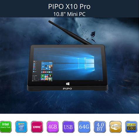 Original PiPo X10 Pro Mini PC Dual OS Android Windows Andriod Intel