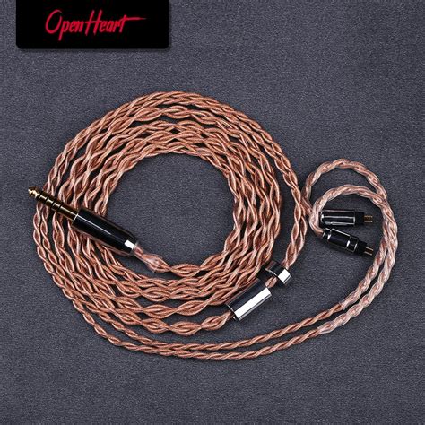 Openheart Core N Upocc Earphone Cable Mm Mm Mm Mmcx Qdc